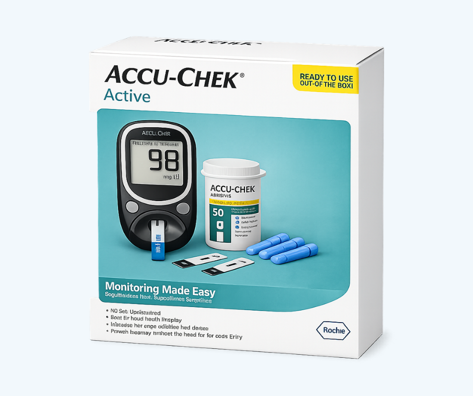 Accu-Chek Active, pensado para quienes buscan mediciones claras y repetibles.