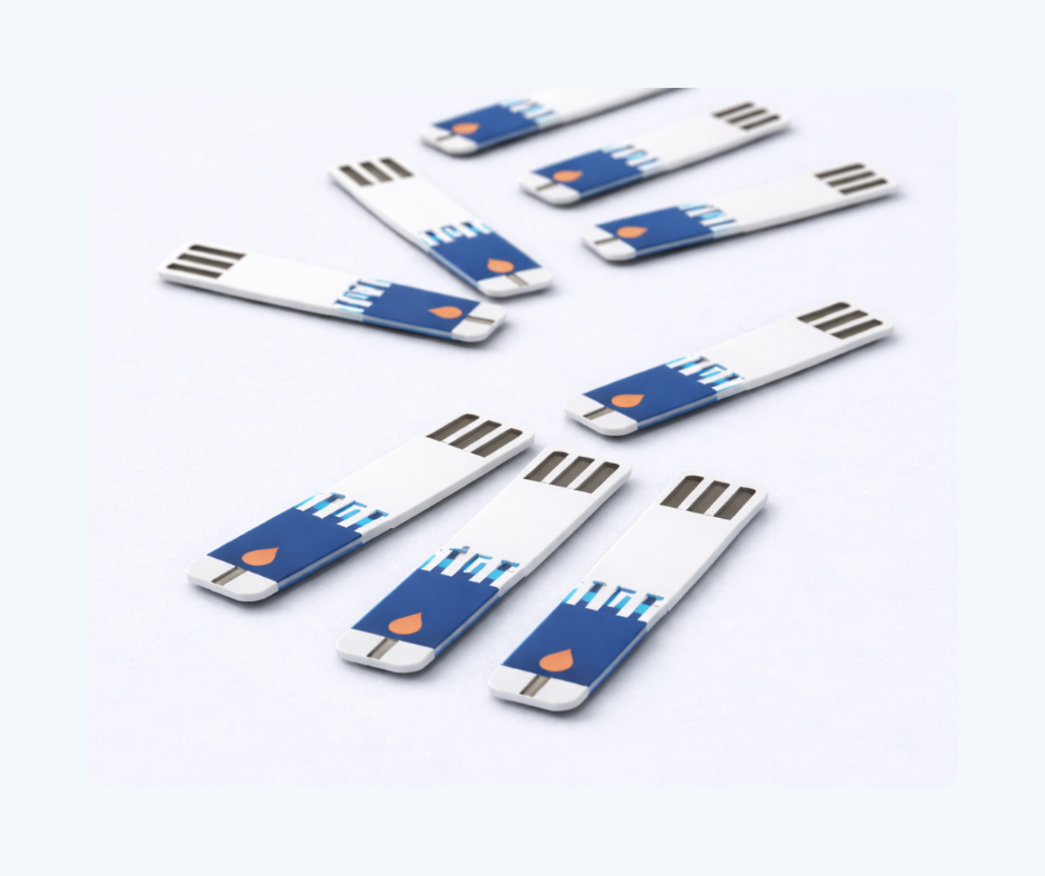 Tiras reactivas para glucómetro