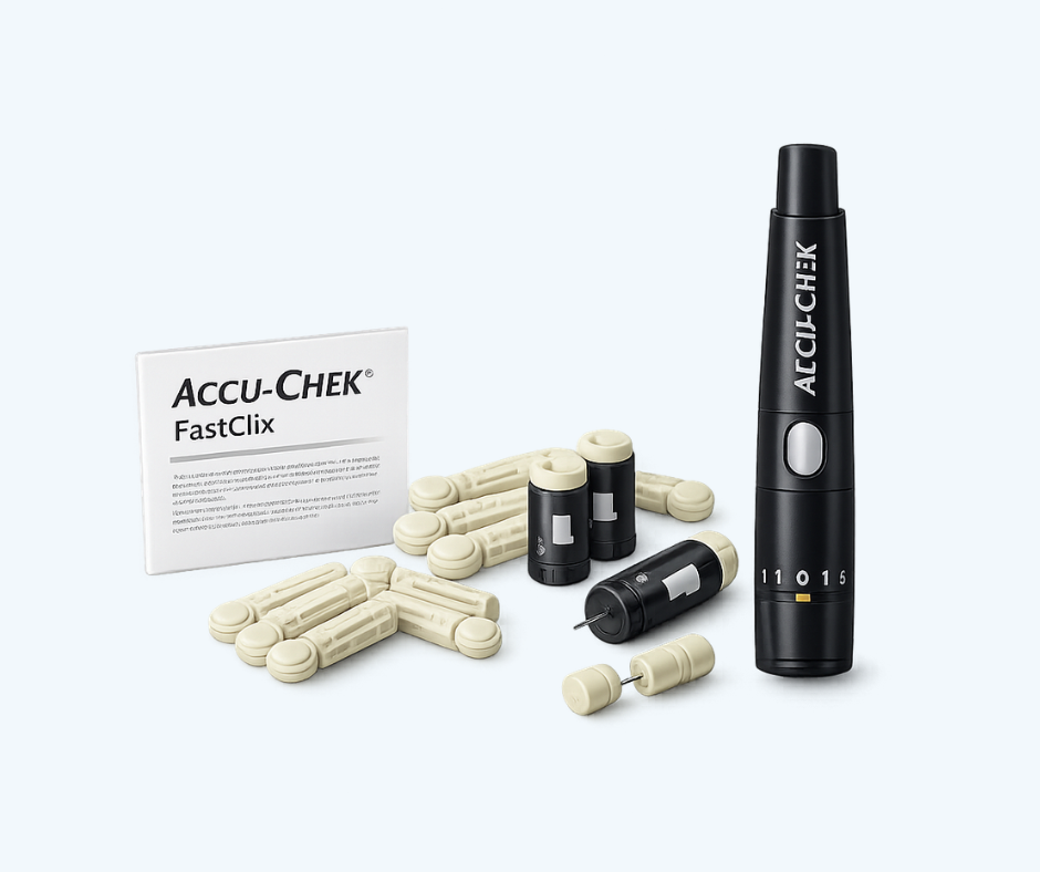 Medición clara, consistente y fácil de repetir todos los días, lancetas Accu-Chek FastClix