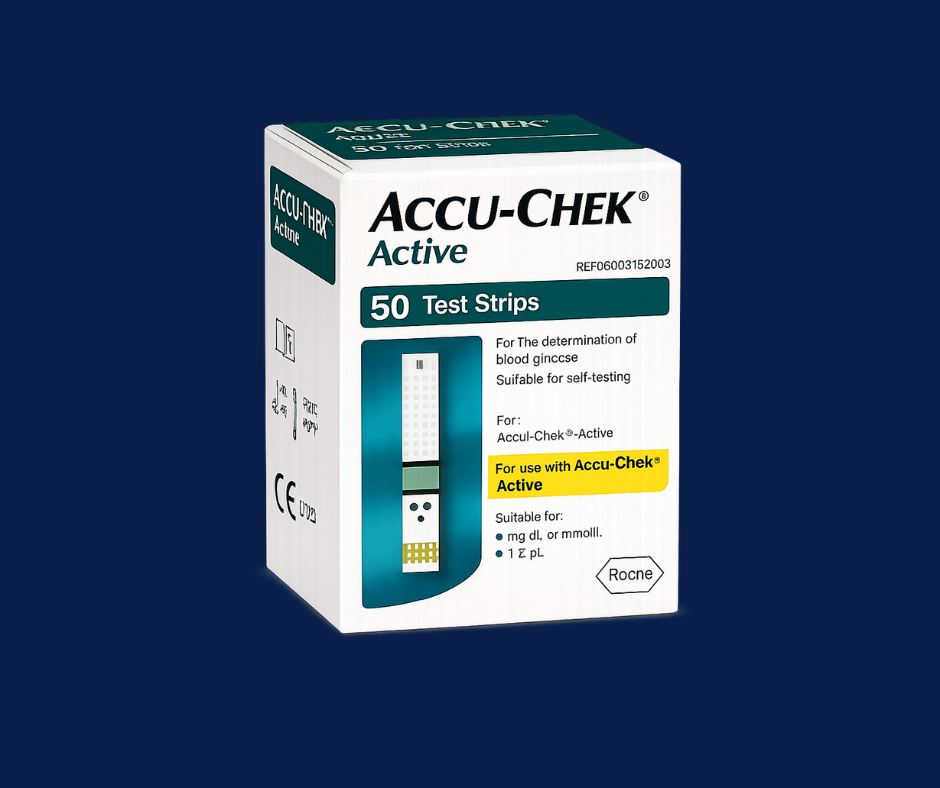 Una alternativa válida si utilizas otro glucómetro Accu-Chek compatible con tiras Accu Check Active.