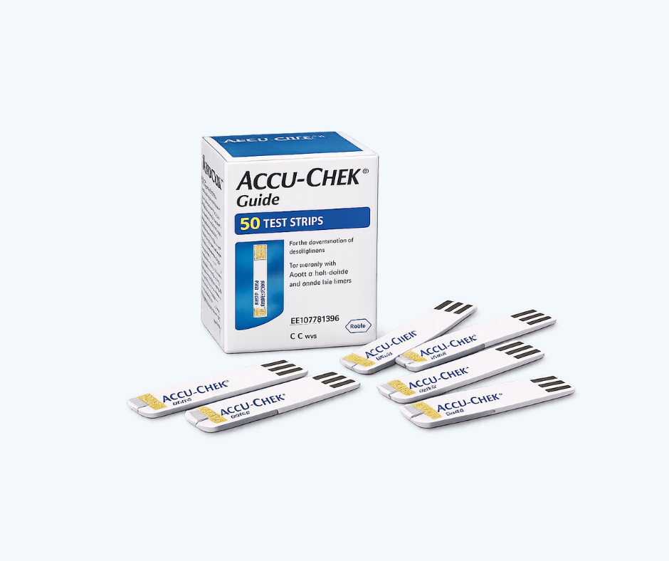 Las tiras Accu Check Guide están diseñadas para ofrecer lecturas consistentes y facilitar el proceso de medición, reduciendo errores comunes en el uso diario.
